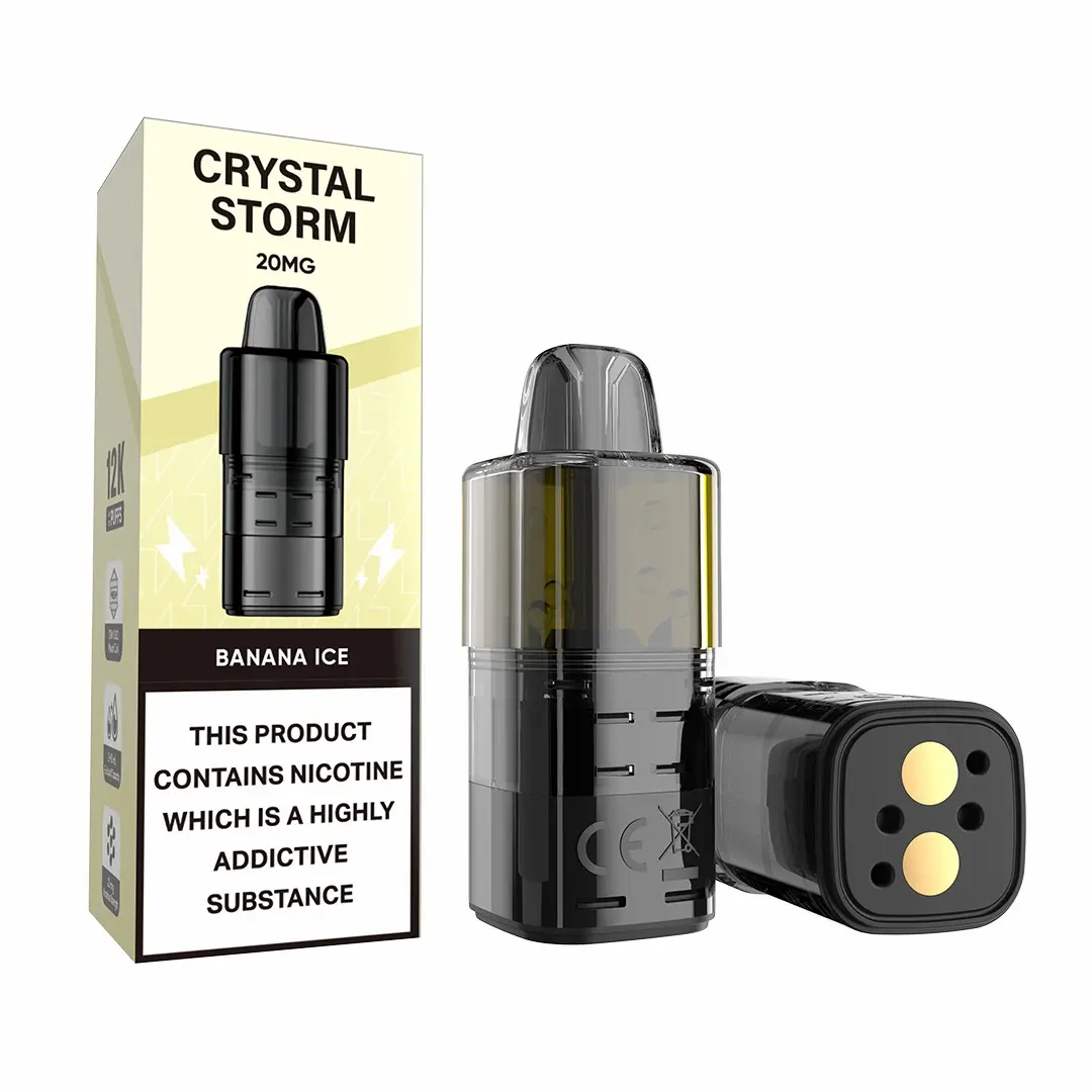 Crystal Storm Bar 12K Prefilled Pod - Banana Ice